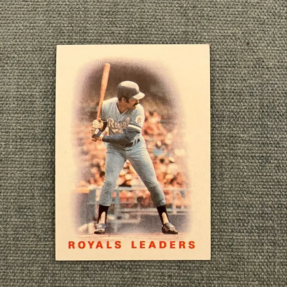1986 Topps Kansas City Royals Baseball Card
